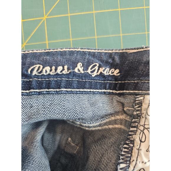 Cowgirl Tuff Vintage Cross Western Embroidered Jeans 27 - Picture 12 of 16